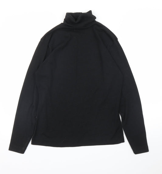 Womens UK Size 14 Emreco Black Pullover Jumper