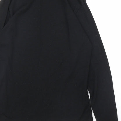 Womens UK Size 14 Emreco Black Pullover Jumper