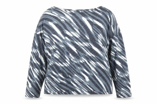 Womens UK Size 14 Debenhams Grey Basic Blouse