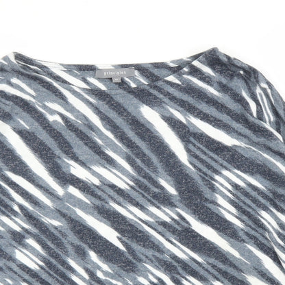 Womens UK Size 14 Debenhams Grey Basic Blouse