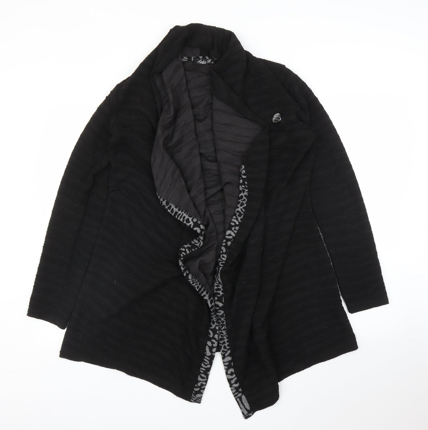 Sophie Womens Black   Cardigan Jumper Size 10