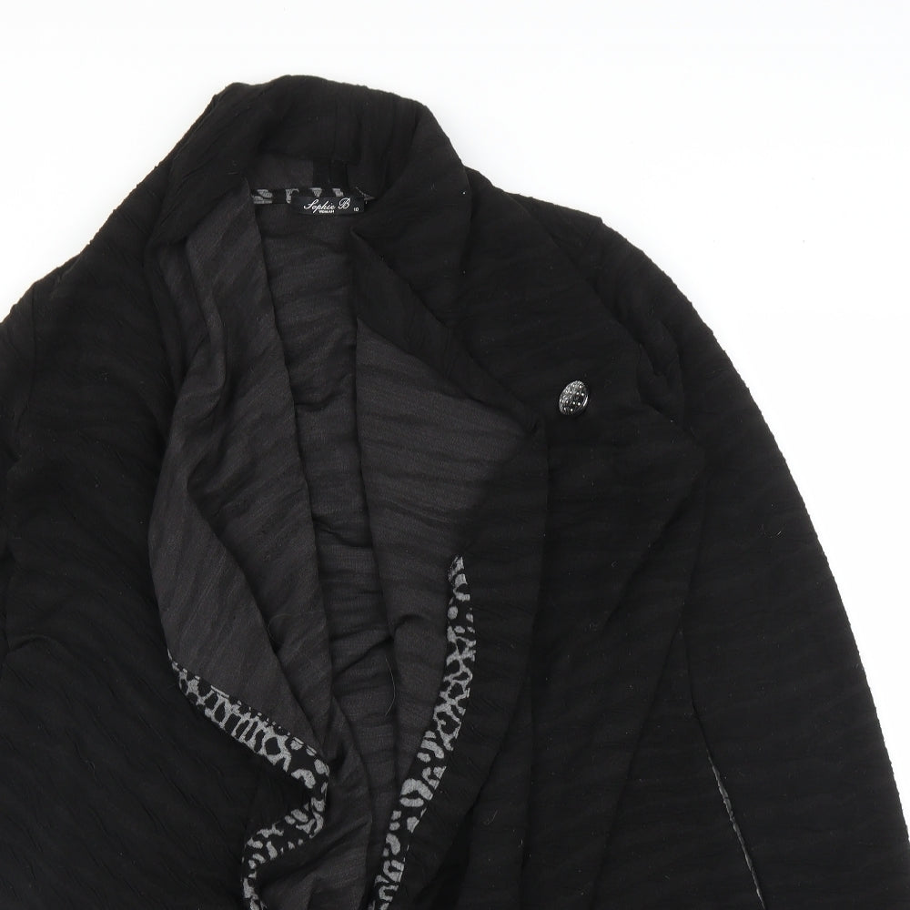 Sophie Womens Black   Cardigan Jumper Size 10
