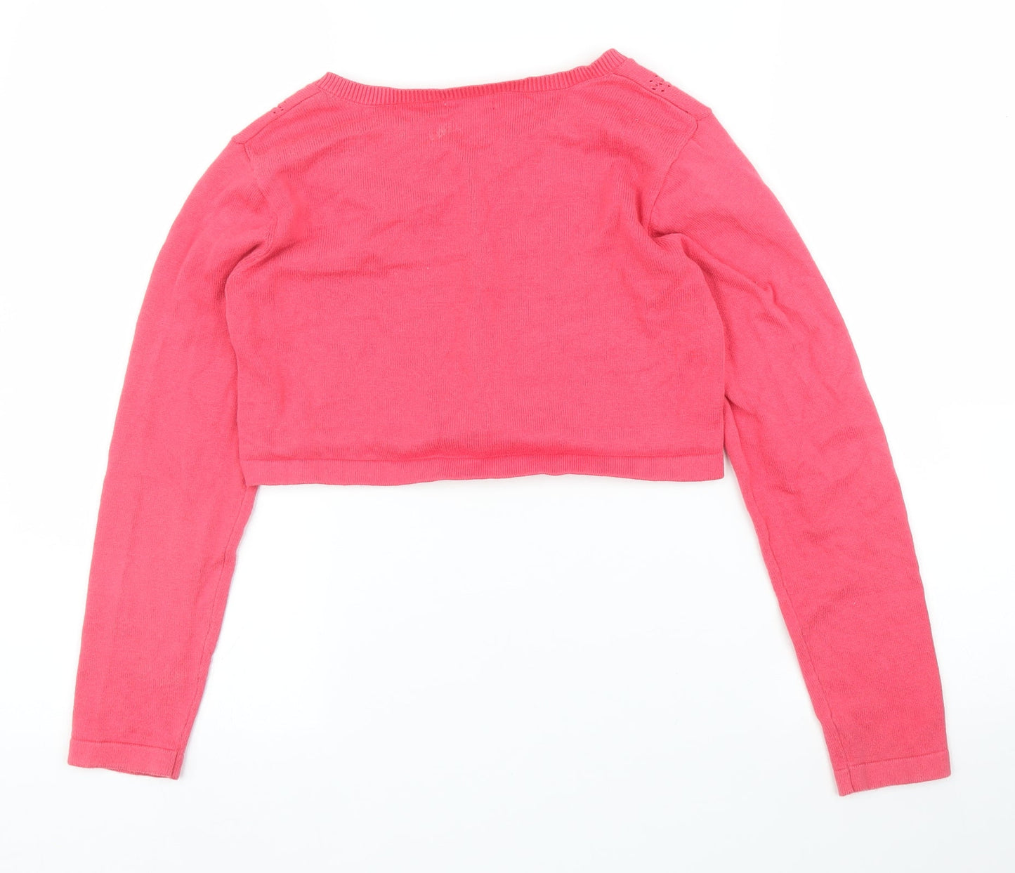 Du Pareil Girls Pink   Cardigan Jumper Size 10 Years