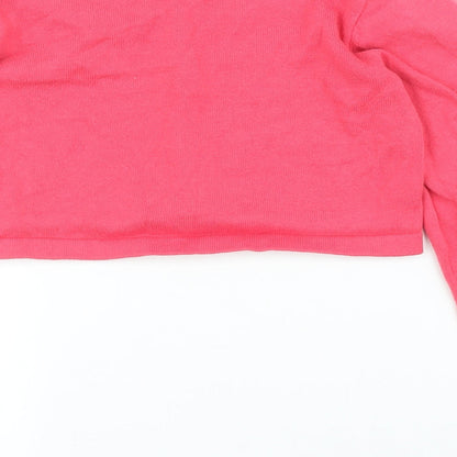 Du Pareil Girls Pink   Cardigan Jumper Size 10 Years