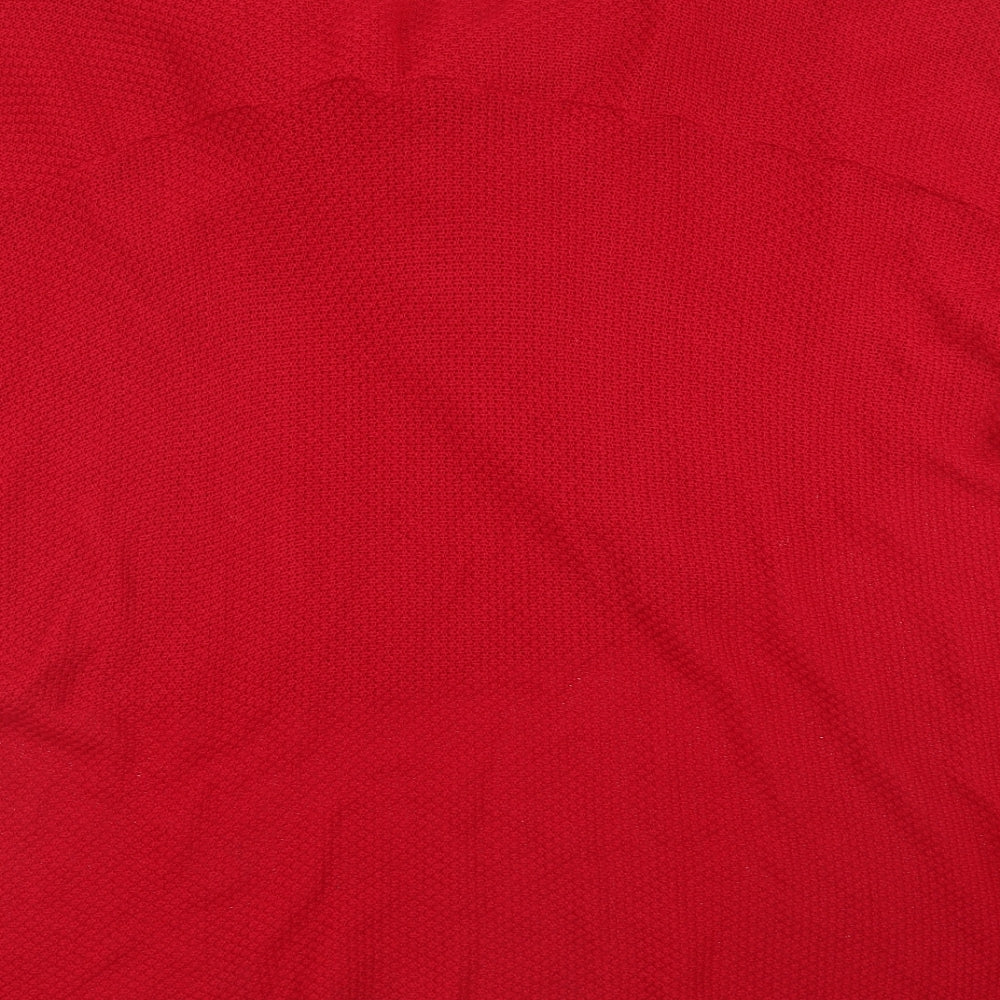Womens UK Size One Size Linea Red Cape Jumper