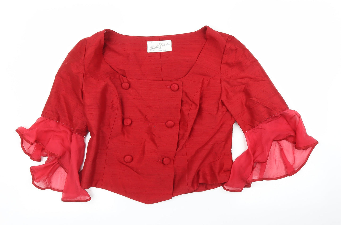 Albert Palacci Womens Red   Jacket Blazer Size L