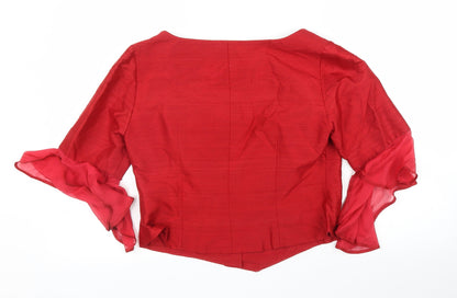 Albert Palacci Womens Red   Jacket Blazer Size L