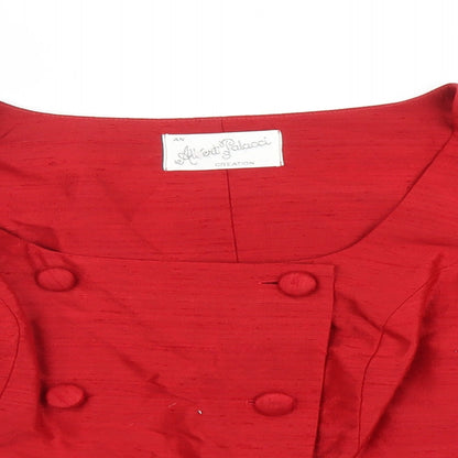 Albert Palacci Womens Red   Jacket Blazer Size L