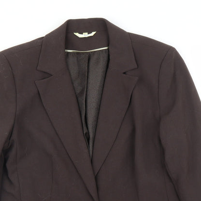 Klass Womens Brown   Jacket Suit Jacket Size 16
