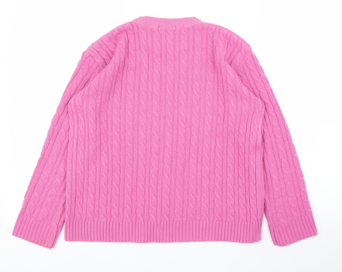 Womens UK Size XS Choice Pink Pullover Jumper