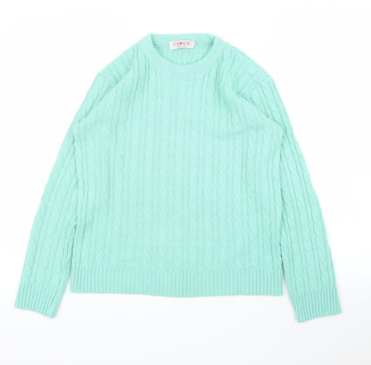 Choice Womens Green   Pullover Jumper Size XS