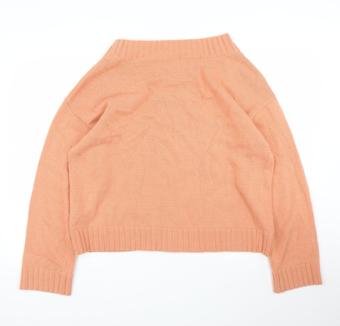 Womens UK Size L Preworn Pink Pullover Jumper