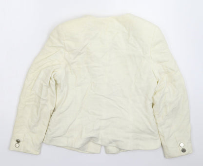 Mode Womens White   Jacket Blazer Size 12