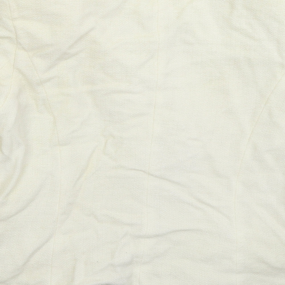 Mode Womens White   Jacket Blazer Size 12