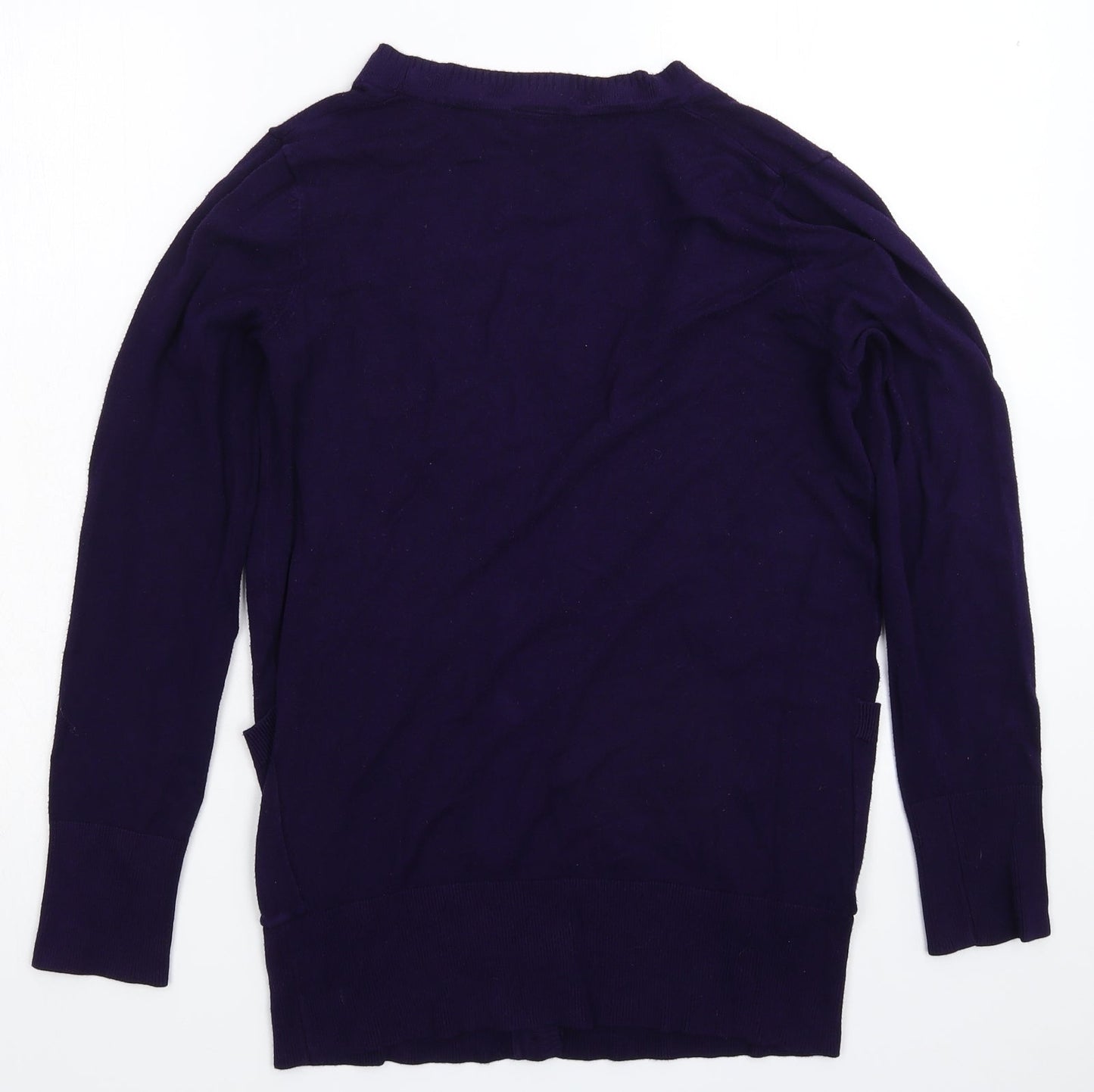 Womens UK Size 12 Topshop Purple Cardigan Jumper