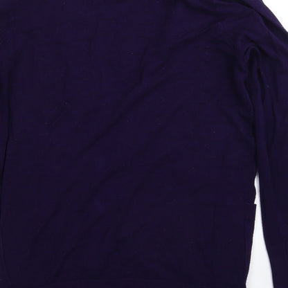 Womens UK Size 12 Topshop Purple Cardigan Jumper