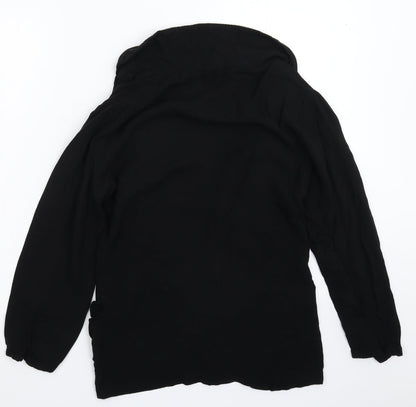 Womens UK Size 12 Peacocks Black Jacket