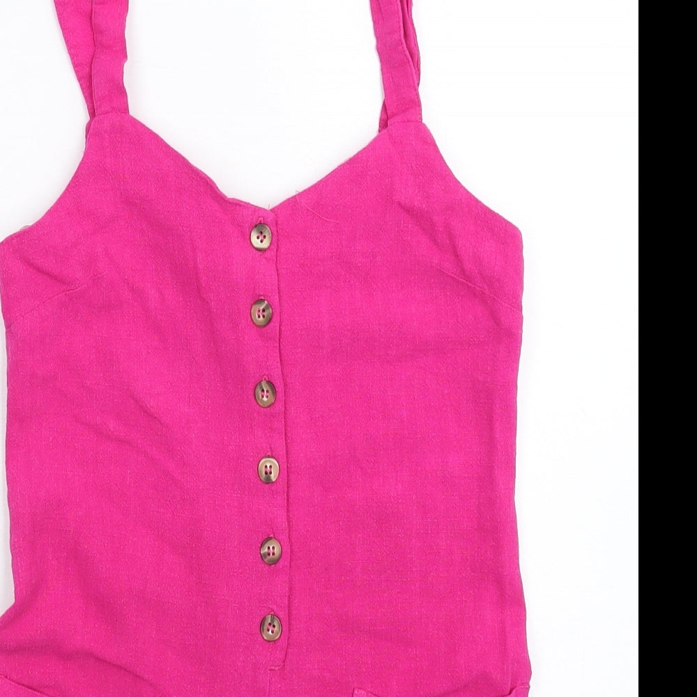 Primark Womens Pink   Jumpsuit One-Piece Size 8 L3 in