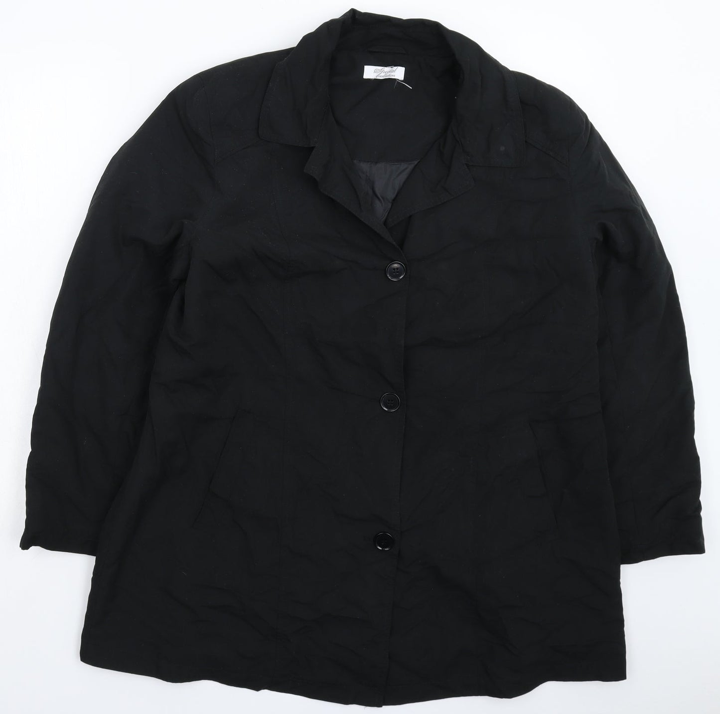 Womens UK Size 14 Special Collection Black Jacket