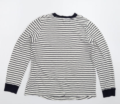 Womens UK Size 10 Preworn White Pullover Jumper