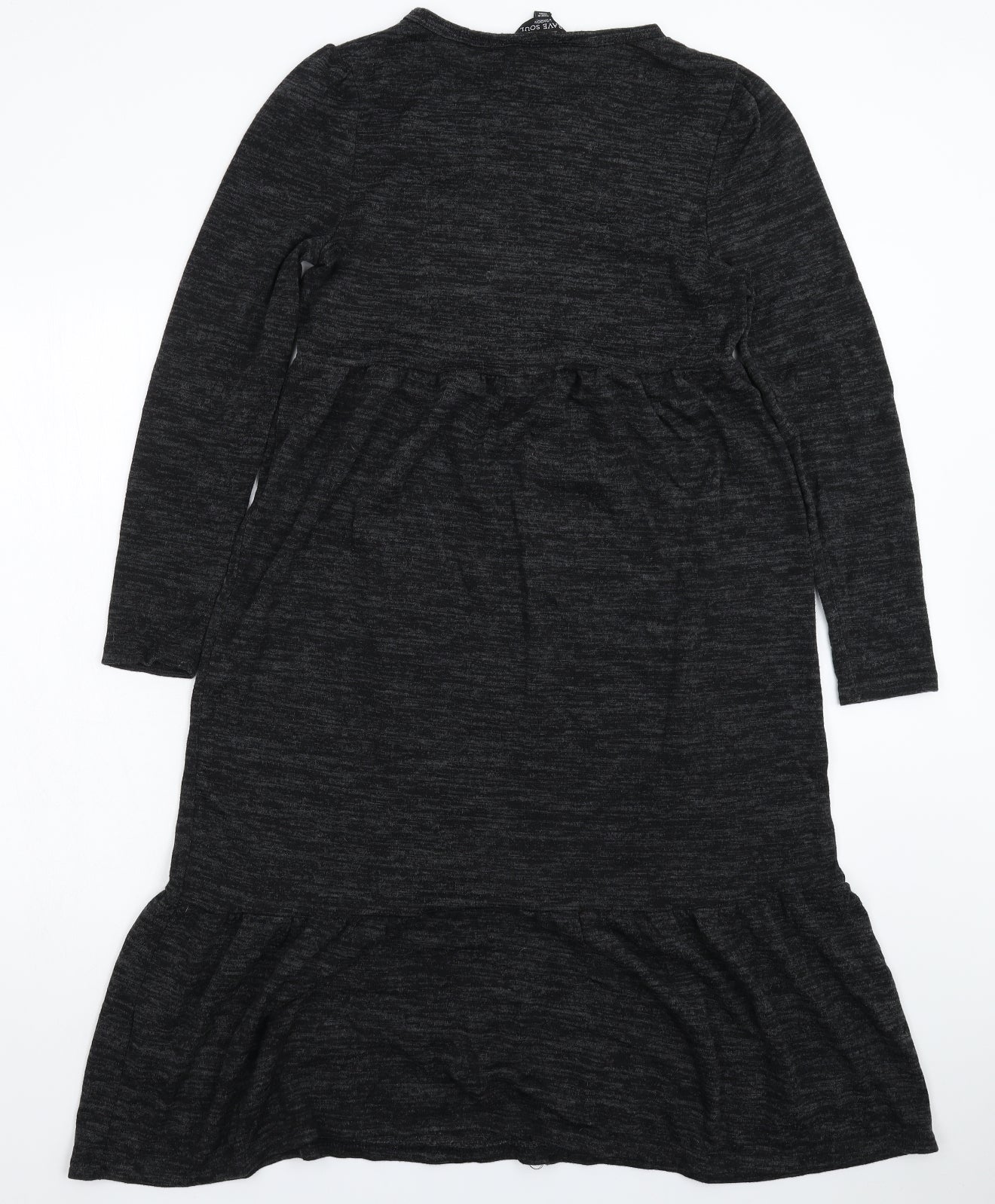 Brave Soul Womens Grey  Knit Jumper Dress  Size XS