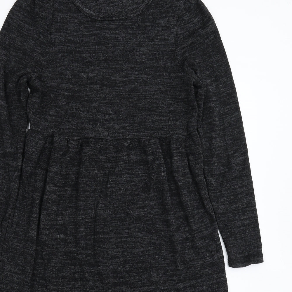 Brave Soul Womens Grey  Knit Jumper Dress  Size XS