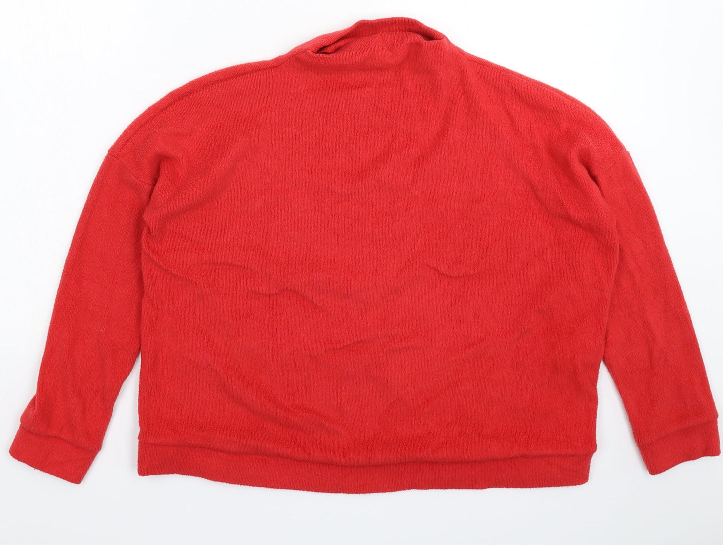 Womens UK Size S New Look Red Pullover Jumper