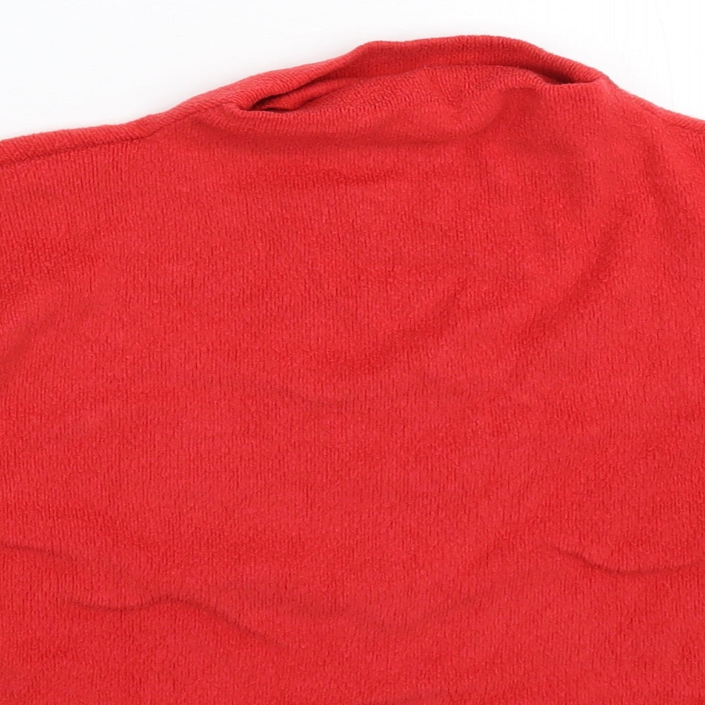 Womens UK Size S New Look Red Pullover Jumper