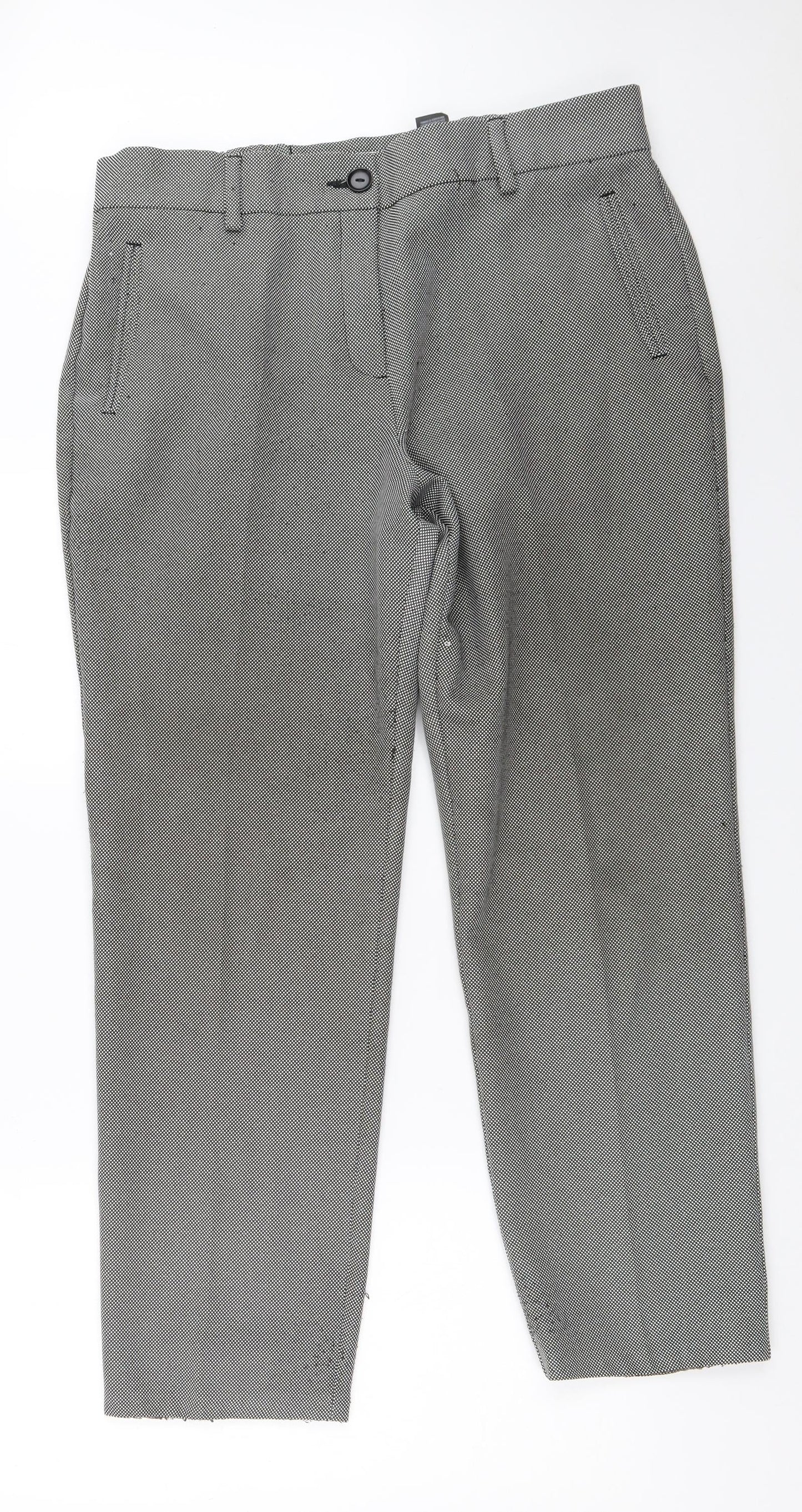 Womens UK Size 16 Marks and Spencer Regular Fit  Black Trousers
