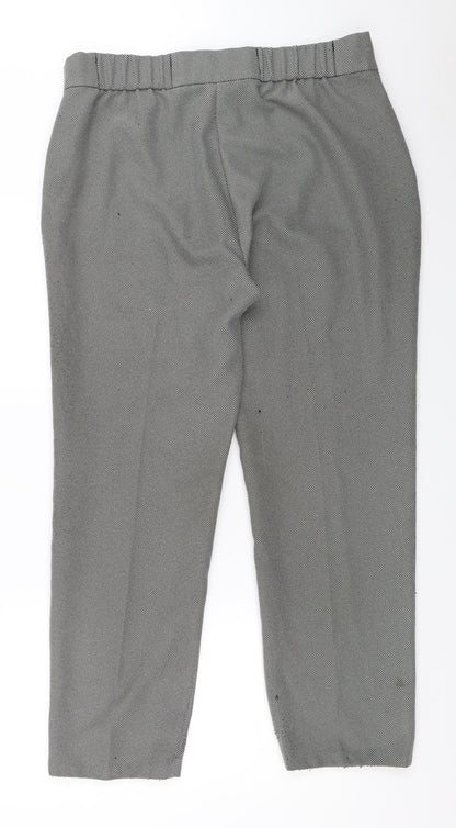 Womens UK Size 16 Marks and Spencer Regular Fit  Black Trousers