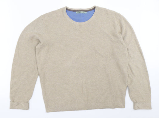 Womens UK Size L Lakeland Beige Pullover Jumper