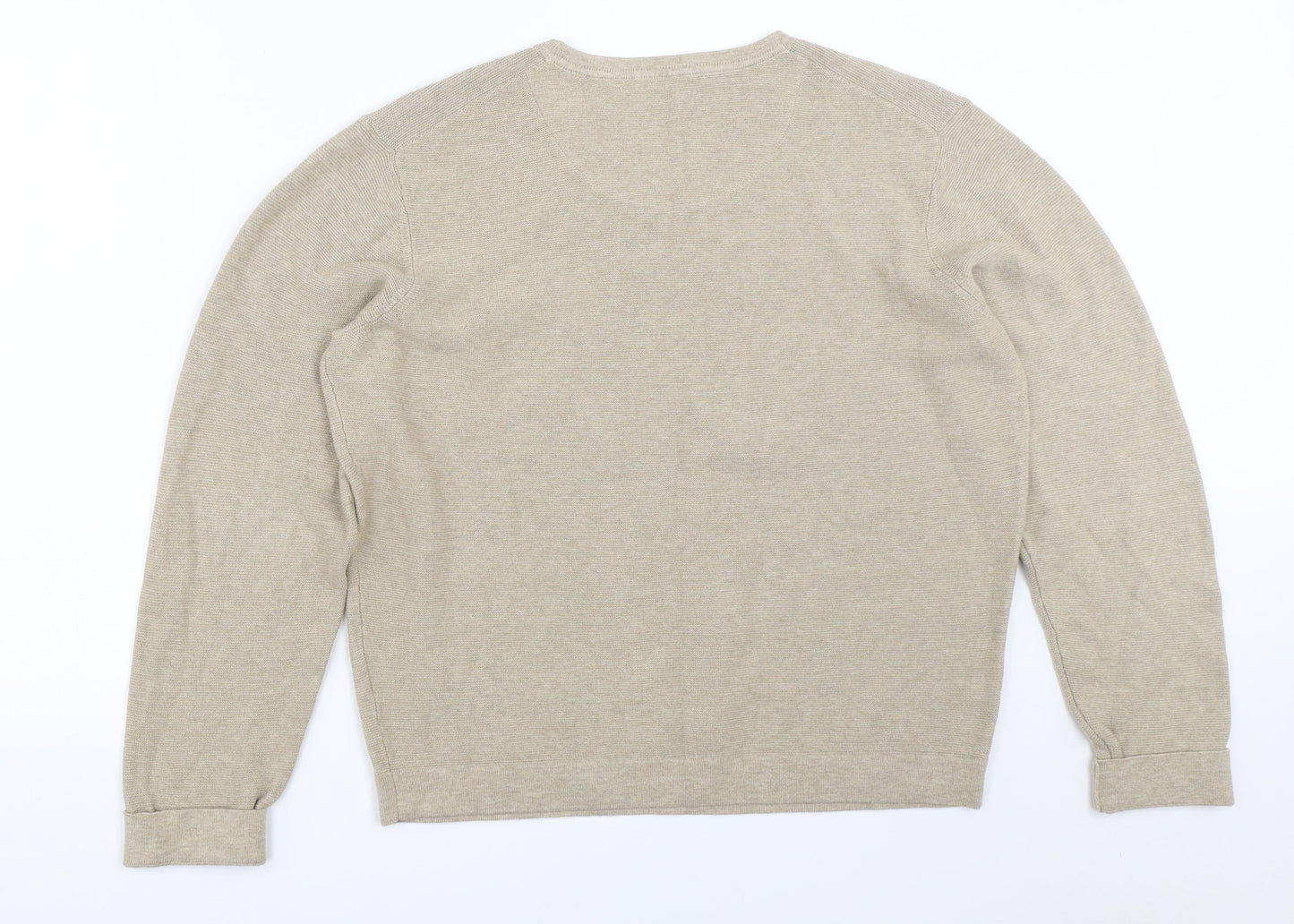 Womens UK Size L Lakeland Beige Pullover Jumper