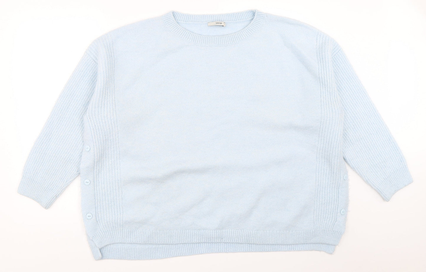 George Womens Blue   Pullover Jumper Size L