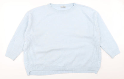 George Womens Blue   Pullover Jumper Size L