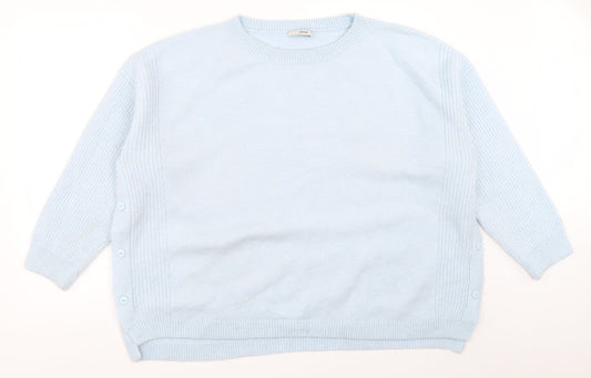 George Womens Blue   Pullover Jumper Size L