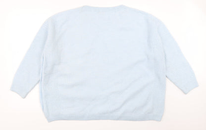 George Womens Blue   Pullover Jumper Size L