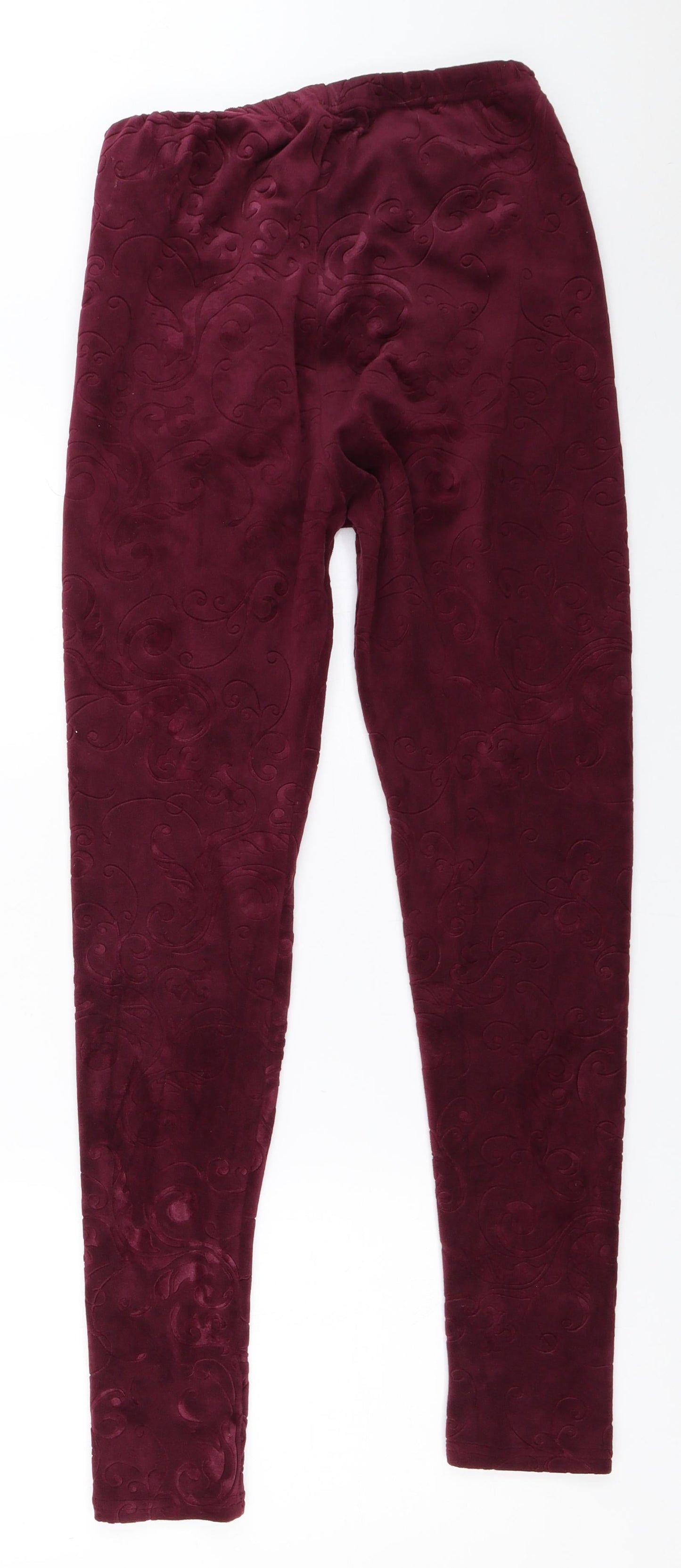 Glamourize Womens Purple   Capri Leggings Size M L29 in