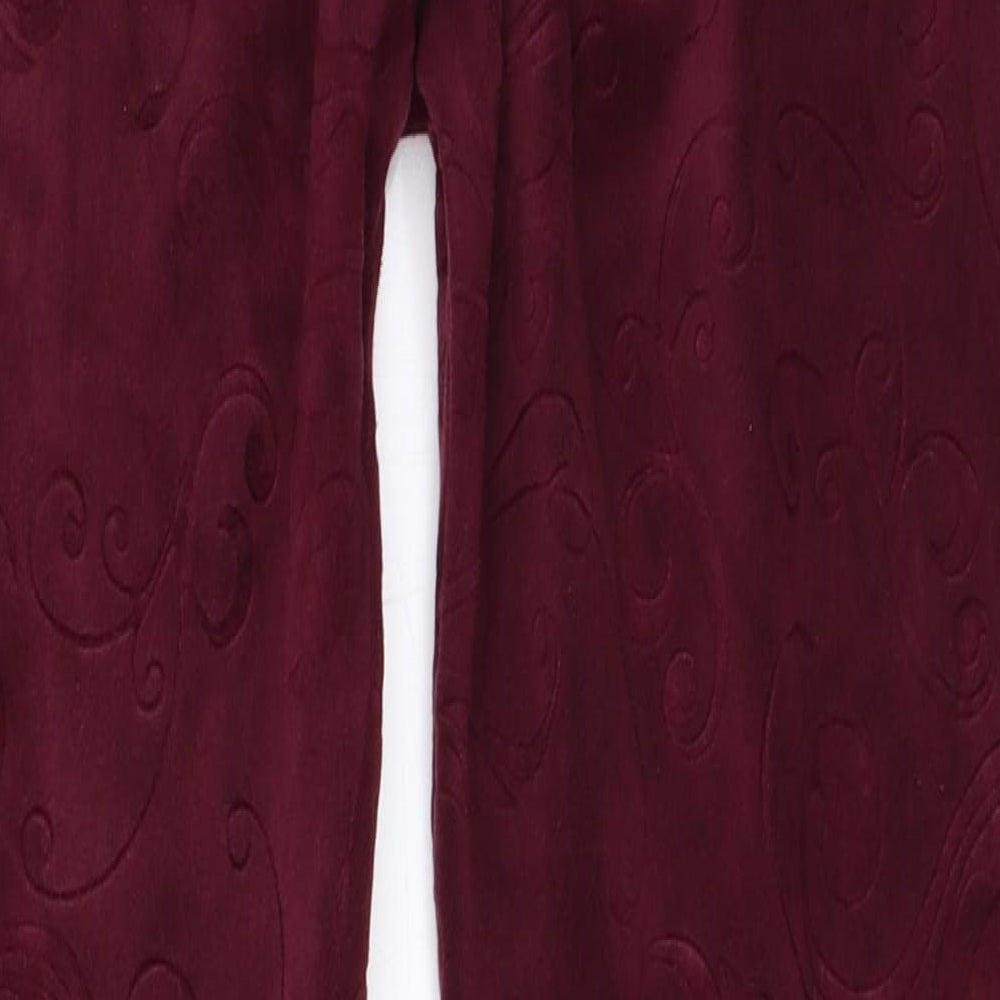 Glamourize Womens Purple   Capri Leggings Size M L29 in