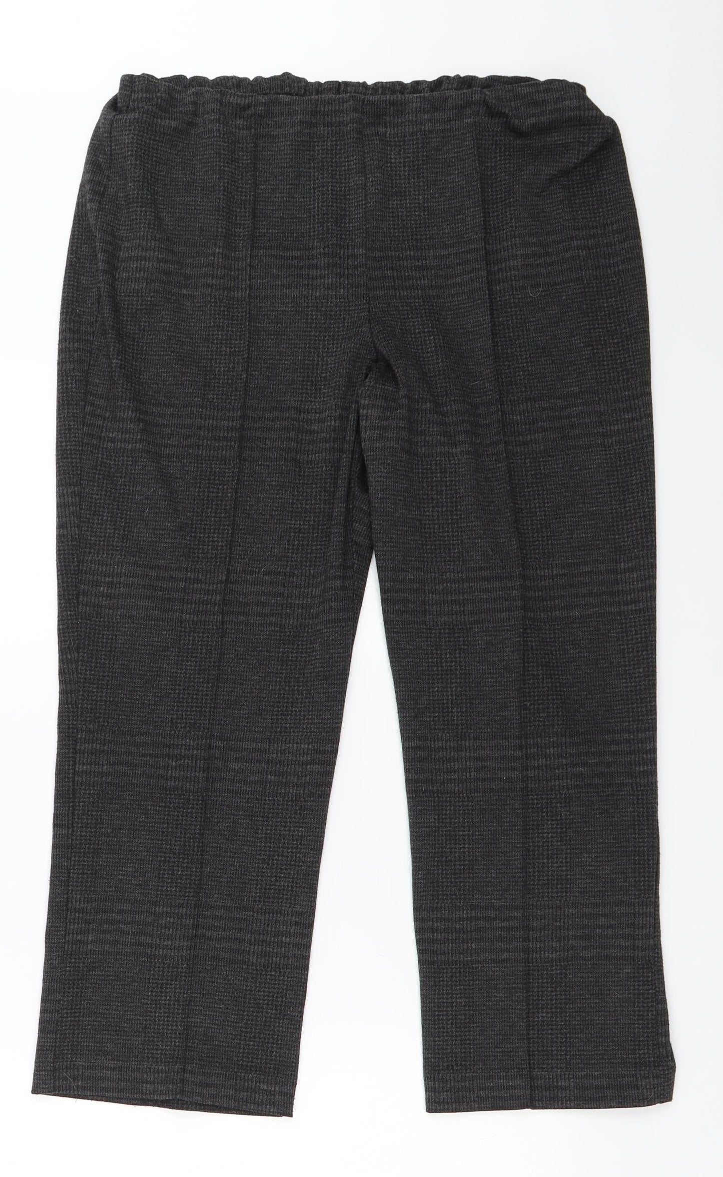 Classic Womens Grey   Capri Trousers Size 12 L24.5 in