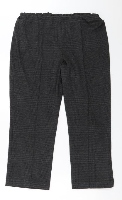 Classic Womens Grey   Capri Trousers Size 12 L24.5 in