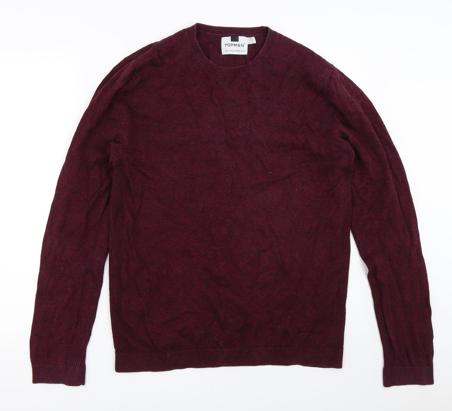 Topman Mens Purple   Pullover Jumper Size L