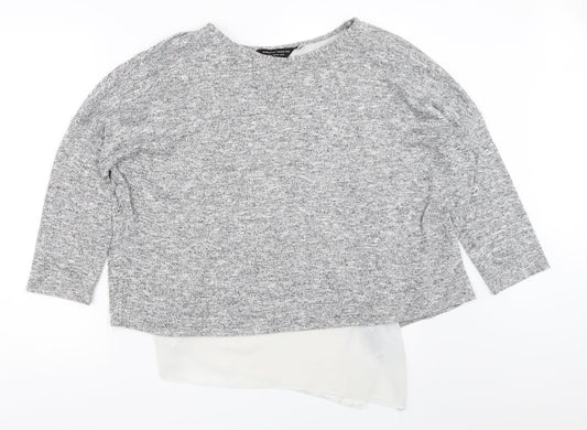 Womens UK Size 16 Dorothy Perkins Grey Pullover Jumper