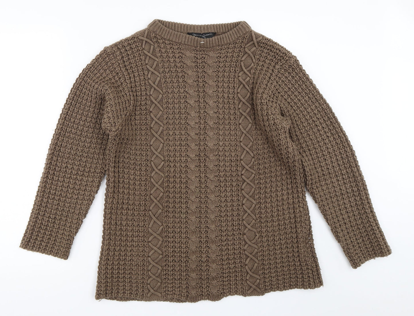 Donna Lewis Womens Brown   Pullover Jumper Size M