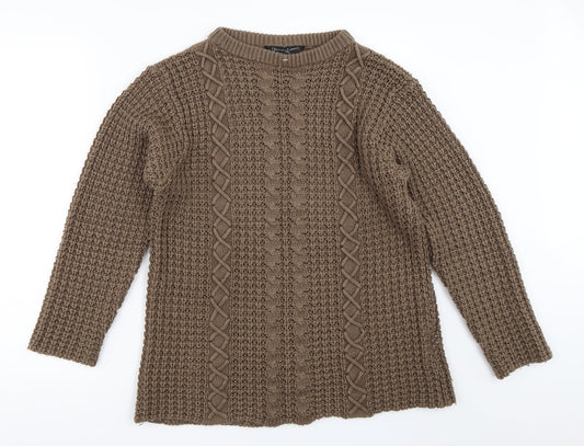 Donna Lewis Womens Brown   Pullover Jumper Size M