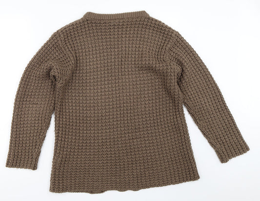 Donna Lewis Womens Brown   Pullover Jumper Size M