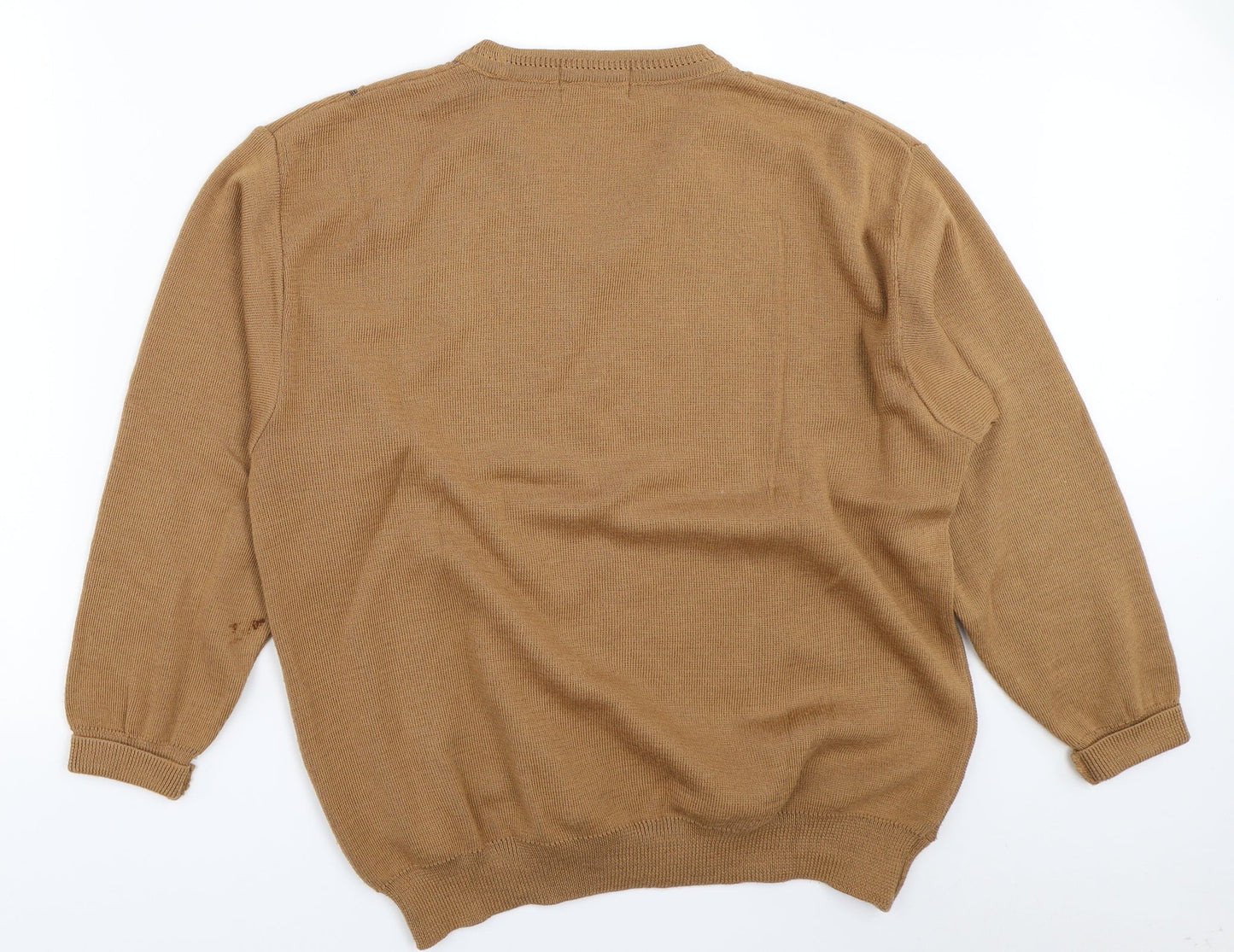 Peter Gribby Mens Brown   Pullover Jumper Size L
