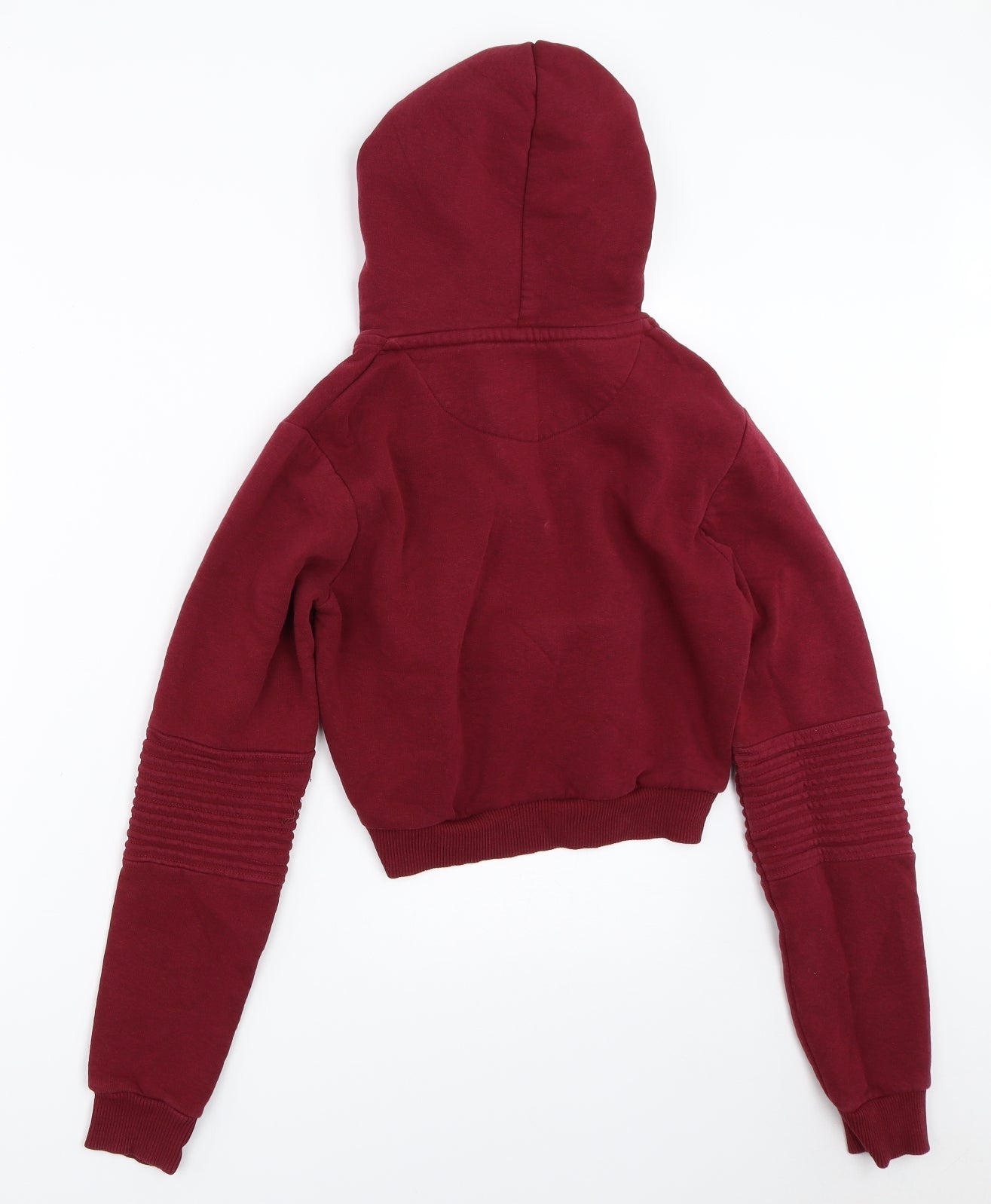 Sony Womens Red   Henley Hoodie Size 8