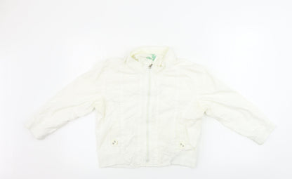 Womens UK Size 12 Preworn White Jacket