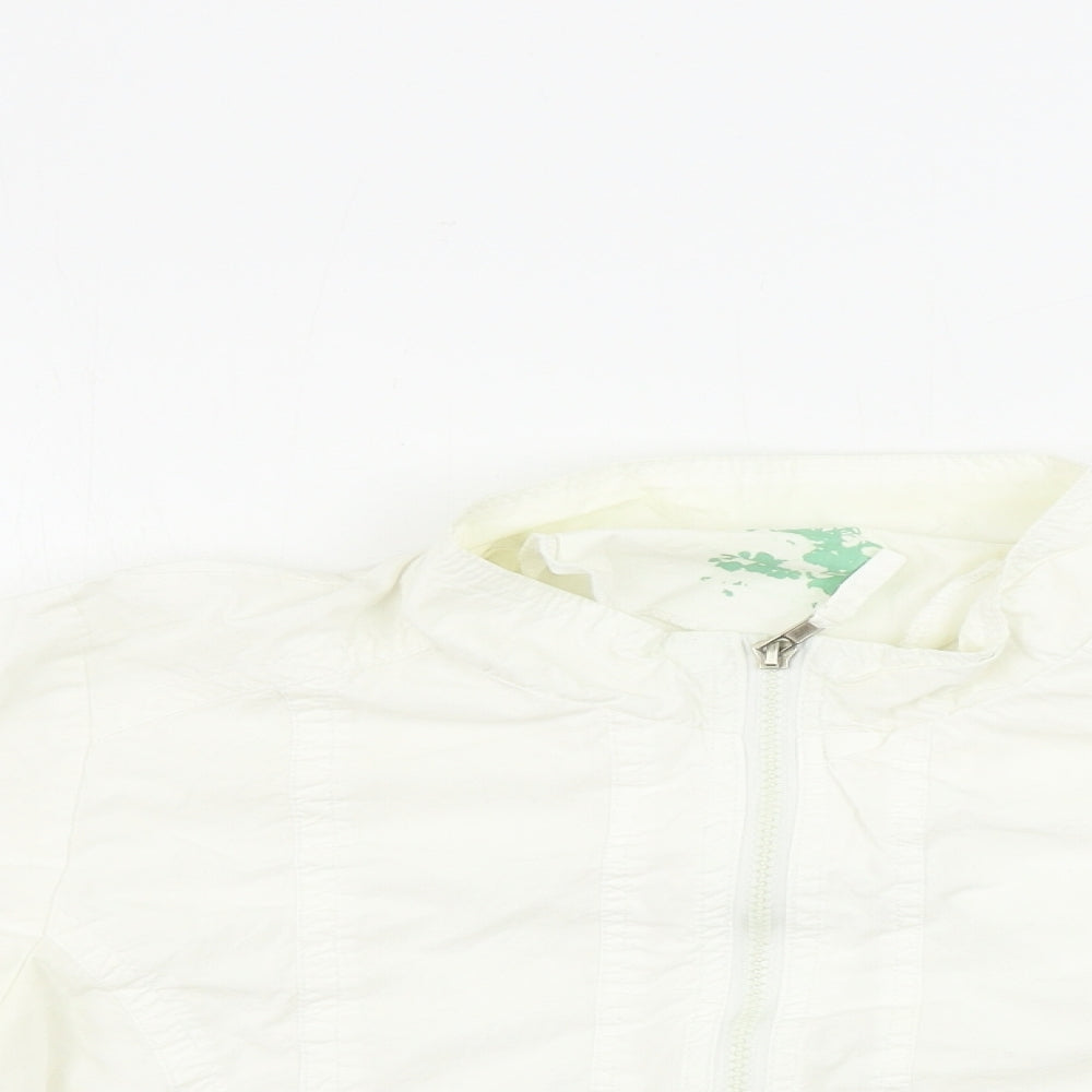 Womens UK Size 12 Preworn White Jacket