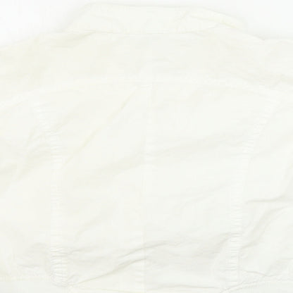 Womens UK Size 12 Preworn White Jacket